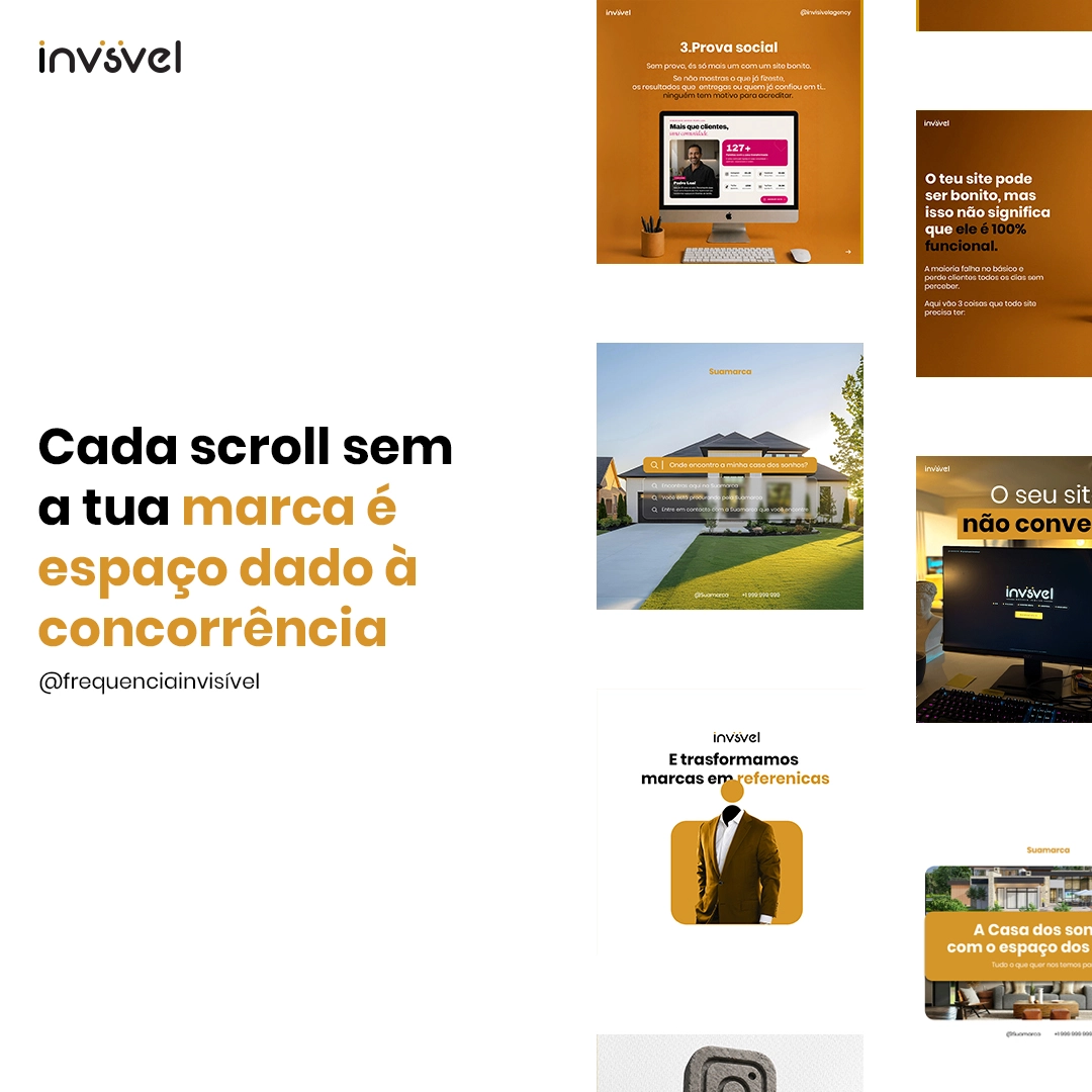 Publicação de redes sociais da Frequência Invisível sobre produção audiovisual