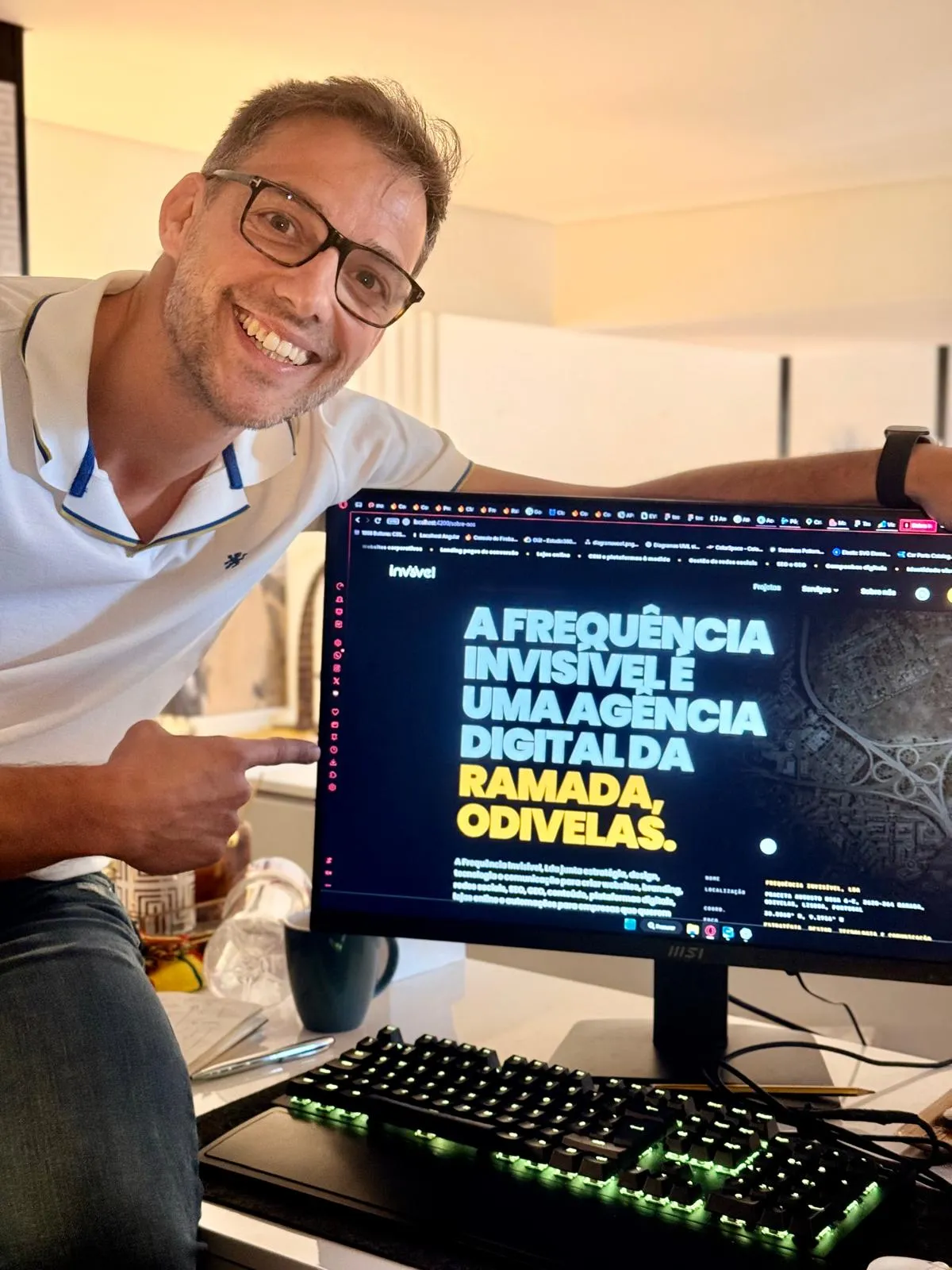Ivo Ramos, sócio da Frequência Invisível